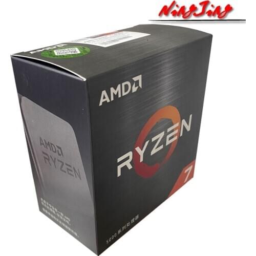 AMD Ryzen 7 5800X R7 5800X 3.8 GHz Eight-Core 16-Thread CPU Processor 7NM L3=32M 100-000000063 Socket AM4 New but without cooler