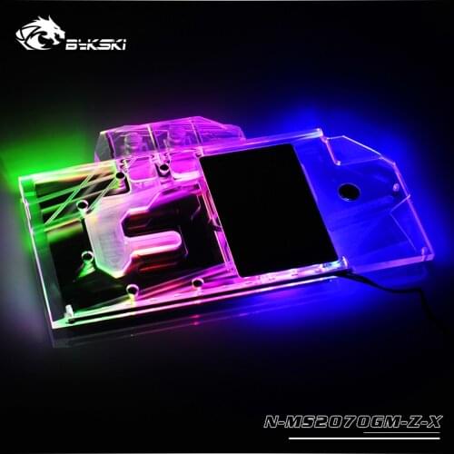 Bykski N-MS2070GM-Z-X GPU Block for MSI GeForce RTX2070 GAMING Z 8G