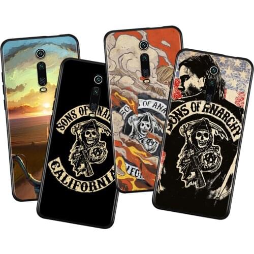 Sons Of Anarchy For Xiaomi Redmi 9i 9T 9A 9C 9 8A 8 GO 7 7A S2 Y2 6 6A 5 5A 4X Prime Pro Plus Black Phone Case