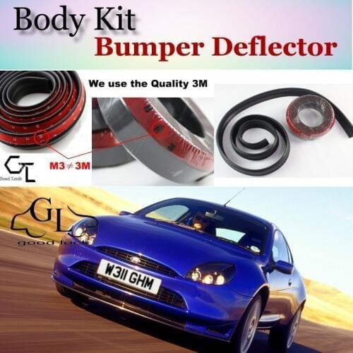 Bumper Lip Deflector Lips For Ford Puma Front Spoiler Skirt For TopGear Fans Car View Tuning / Body Kit / Strip