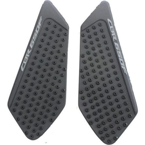 For Honda CBR 650F 2008-2016 Anti Slip Fuel Tank Side Pad Sticker Cover Protector Gas Knee Grip Decal Black Motorcycle Stickers