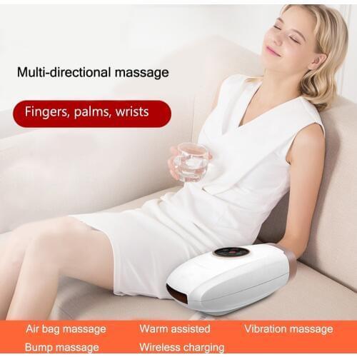 Electric Acupressure Palm Hand Massager Protector hot compress massage Relax Tools Finger Spa Numbness Pain Relief Office Home