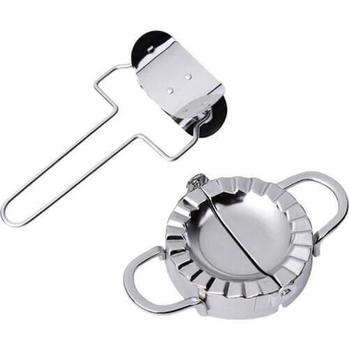 Dumpling Mold Dumpling Wrapper Cutter Making Machine Cooking Pastry Kitchen Tools Dumpling Jiaozi Maker Device Stainless Steel