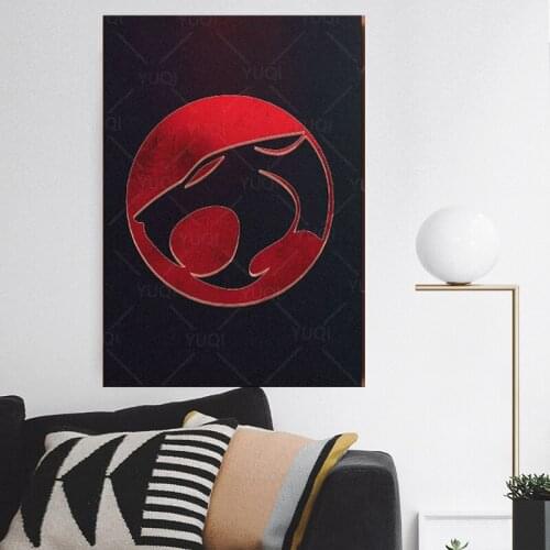 Thundercats Anime Emblems Logo Poster Canvas Wall Art Decoration prints for living Kid Children room Home bedroom decor painting