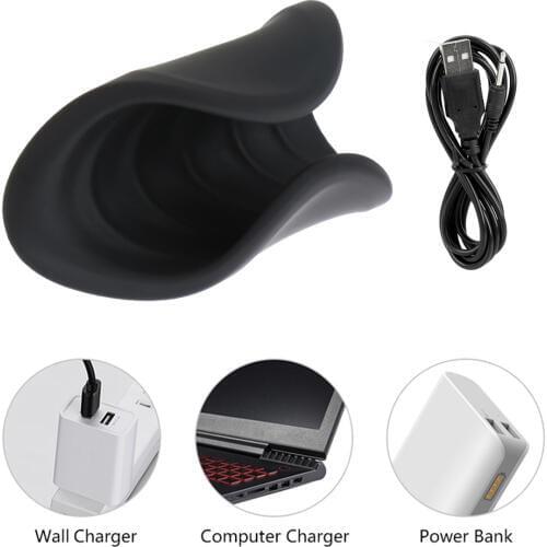 IKOKY Sex Toy for Men Male Masturbator Cup Erotic 10 Mode Silicone Artificial Vagina Vibrator