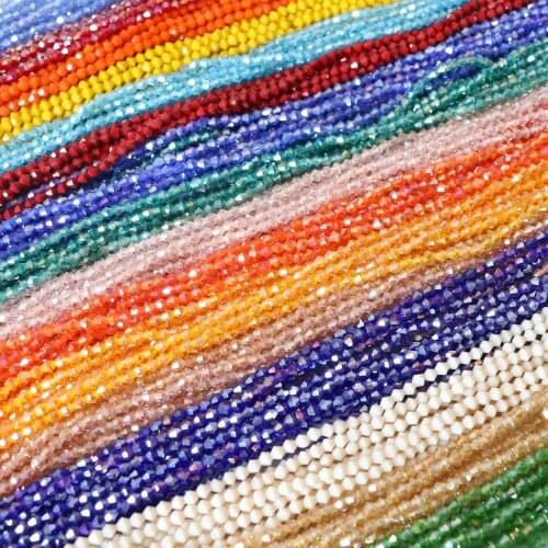 Fashion High Quality Glass Crystal 4x4mm Colorful Charming Diy Loose Beads Jewelry Findings Semi Finished Accessories B1102
