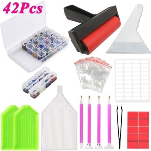 5D DIY Diamond Painting Tool And Accessories Kits Paste Diamond Cross Stitch Diamond Tool Diamond Painting Tool Set