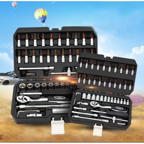 Ratchet Socket Wrench Set Car Combination Tools Kit Multipurpose Carro Ferramentas Auto Repair and Insurance Herramientas T4035