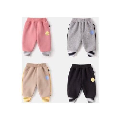 2021 Spring Autumn New Baby Boys and Girls Pants Toddler Striped Patchwork Legging Kids Girls Casual Trousers Baby Winter Cothes