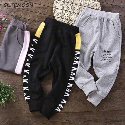 0-6Y Toddler Infant Boys Letter Pants Trousers Clothes Kids Baby Boy Casual Bottoms Spring Autumn Child Loose Long Pant
