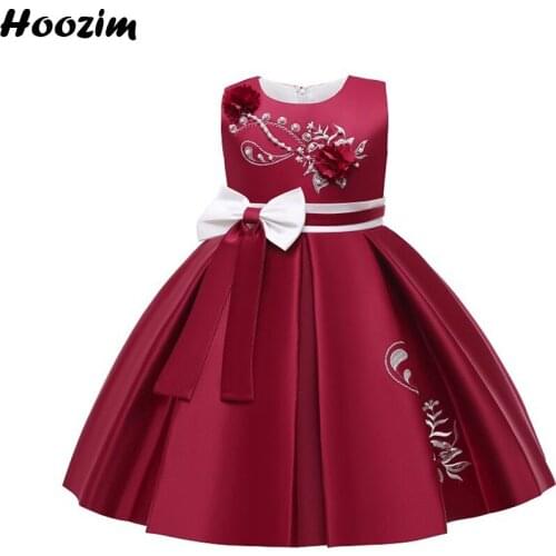 Expensive Embroiery Pearl Elegant Festive And Wedding Party Dress Girls 4 To 10 Year Formal Applique Gala And Red Carpet Dresses