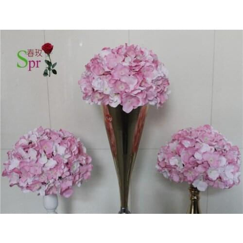 SPR Inner dia.15cm Outside dia.25cm Watercress hydrangea wedding kissing flower ball bride bouquet decoration 4pcs/lot