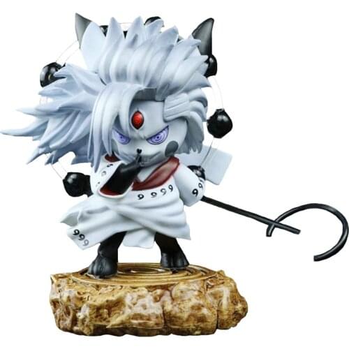 TAKARA TOMY Pikachu cosplay The second generation Uchiha Madara Action Figure Model Toys Gift for Children