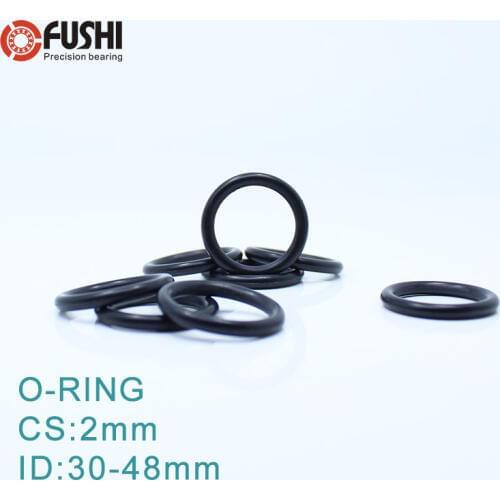 CS2mm EPDM O RING ID 30/31/32/33/34/35/36/37/38/39/40*2 mm 50PCS O-Ring Gasket Seal Exhaust Mount Rubber Insulator Grommet ORING