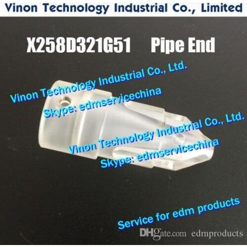 X258D321G51 FX Pipe End for leading wire M501-5 for cutter unit M501 X058D660G51, X058D660G52, X258D320G51 for Mitsubishi FX20