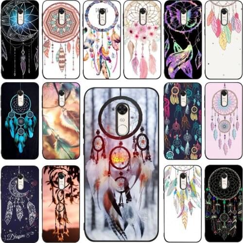 YNDFCNB Dream catcher watercolor Phone Case for RedMi 4X 5 plus 5 6 7 8 9 A 6pro Go K20 cover