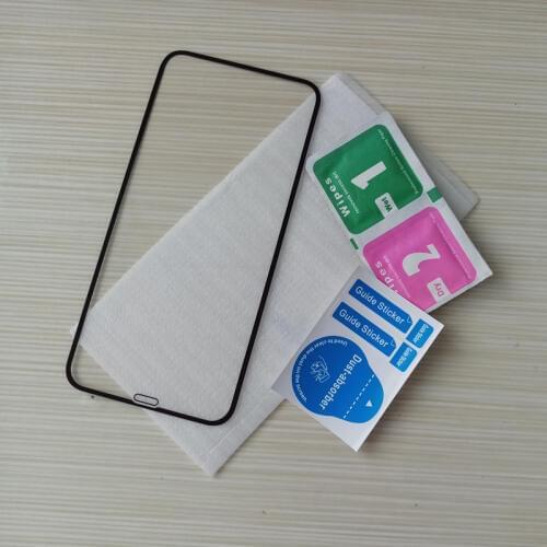 500PCS/Lot Full Cover Black Glass Film For iPhone XS XR XS Max 2018 Mobile Tempered Glass Screen Protectors