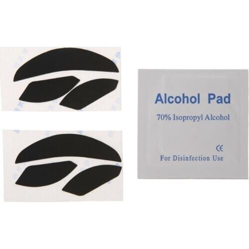 2 Sets 0.6mm Thickness Replacement Mouse Feet Skates For Steelseries RIVAL 100 H8WA