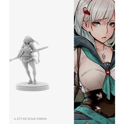 38MM Resin model kits beauty self-assembled A-273