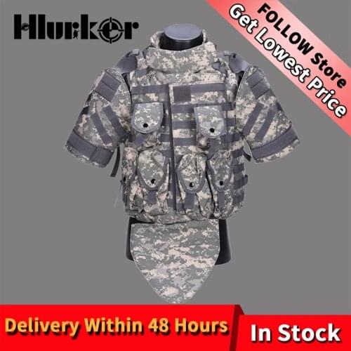 Hlurker US Army Military Tactical Airsoft Paintball OTV Tactics Combat Armor Vest Protective Modular With Attachable Pouches
