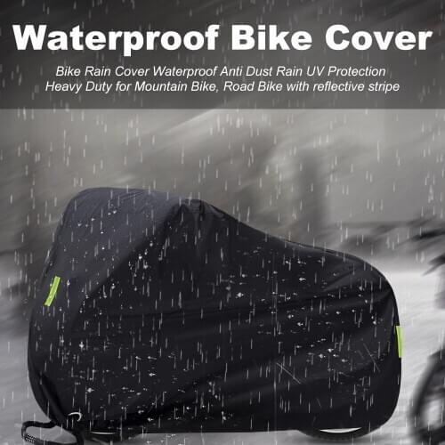 200x110x70cm Bicycle Cover Waterproof Anti Dust 40+ UV Protection Cover The Entire Bike with Storage Bag for Mountain/Road Bike