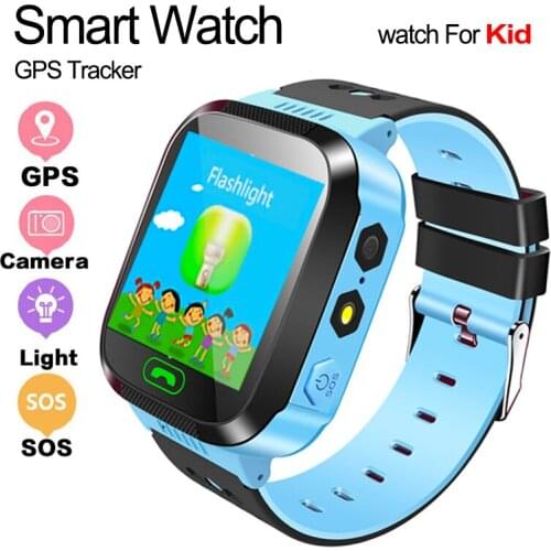 GPS Tracker Kids Watch Camera Flashlight Touch Screen SOS Call Location Baby Clock Children Smart Watches Q528 Y21 2G SIM Card