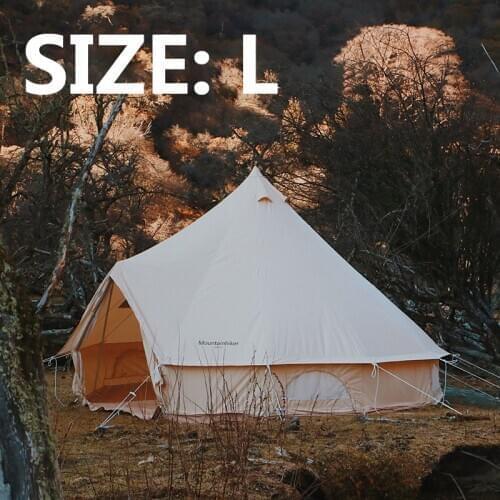Indian Tent Bell Tent- 100% Cotton Canvas, Glamping, Outdoor & Leak-Proof Guaranteed Outdoor Picnic Windproof Family Party tent