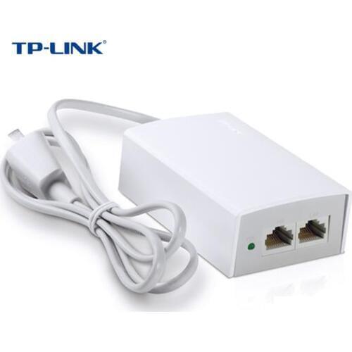 TP-LINK Power over Ethernet Adapter Switch POE adapter AP power supply up to 100m Play & Plug ( TL-POE100S )