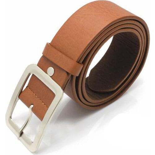 Leather Belt Trouser Waistband Stylish Casual Belts Accessories For Men Gents Men With Black Dark Brown And White Color