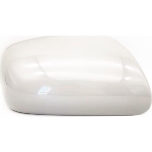 Right Side Rear View Mirror Cover Cap White ABS For Toyota Corolla 2007-2013