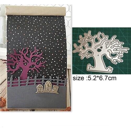 Tree Metal Cutting Dies Cut Die Mold Decoration Scrapbooking Embossing Paper Craft Mould Punch Stencils