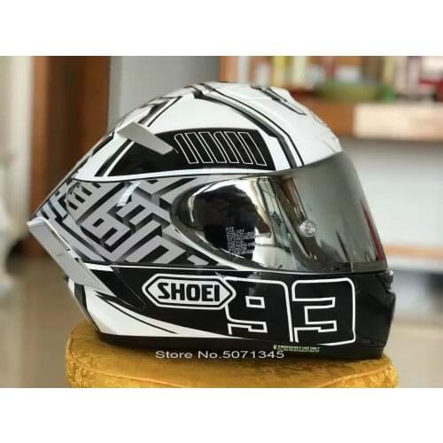 Full Face Motorcycle helmet X14 Marquez WHITE ANT Helmet helmet Riding Motocross Racing Motobike Helmet
