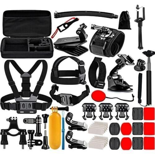 PULUZ PKT39 50-In-1 Comprehensive Photographic Combo Set With EVA Case Suitable for GoPro