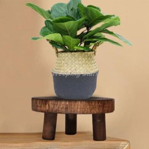 New Wooden Plant Stand Flower Pot Base Holder Stool Garden Flower Display