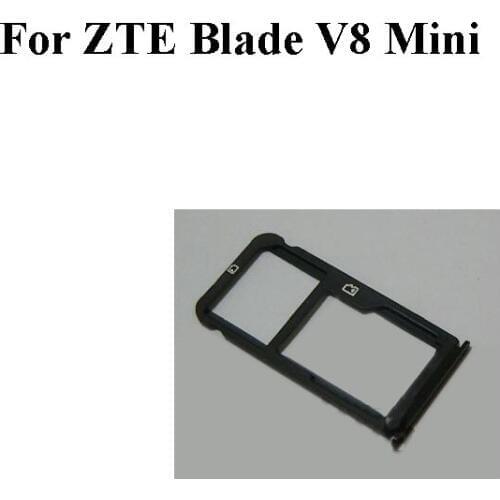 Original New V8mini SD Tray Sim Card Holder Slot Replacement Parts For ZTE Blade V8 Mini Sim Card Tray For ZTE Blade V 8 Mini