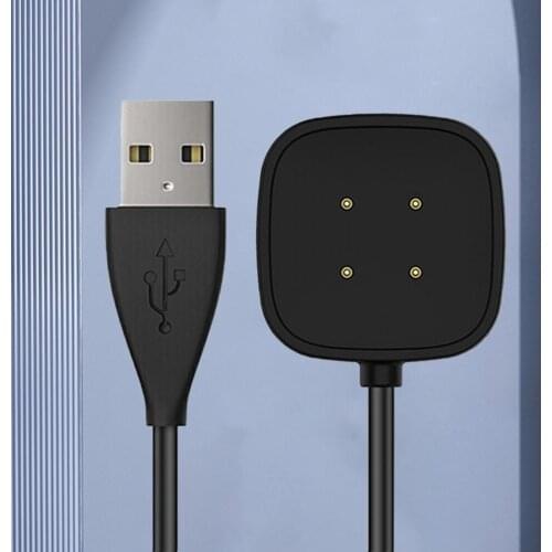 Portable 100cm Smart Watch Fast Charging Cable USB Charger for Fitbit-Versa3/Sense
