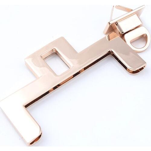 90 x 34 mm Rectangle Turn Lock for Handbag