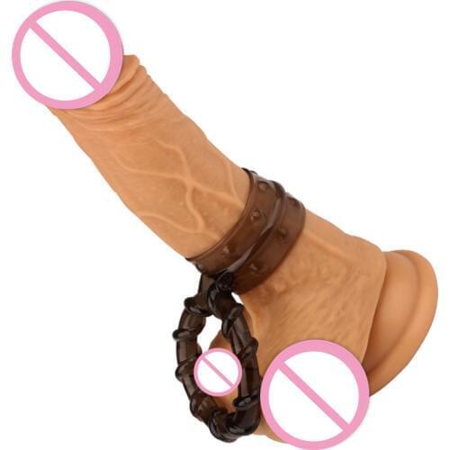 Sex Toy Male Chastity Cage Cock Ring Soft Scrotum Bondage Cock Sleeve Penis Ring Sex Product for Men Sperm Lock Protection Rings