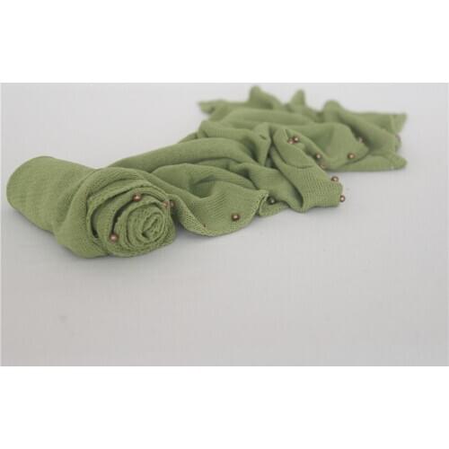 Green Newborn Stretch Wrap Baby Swaddle Fabric Layer Photography Props Newborn Pearl Wrap Photo Prop