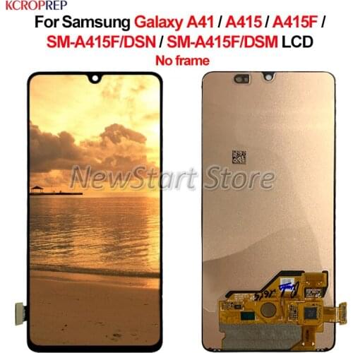 For Samsung Galaxy A41 A415 A415F LCD Display Touch Screen Digitizer Assembly 6.1" For Samsung Galaxy A415F/DSN A415F/DSM lcd