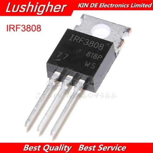 10PCS IRF3808 IRF3808PBF TO-220 TO220 MOS FET Transistor