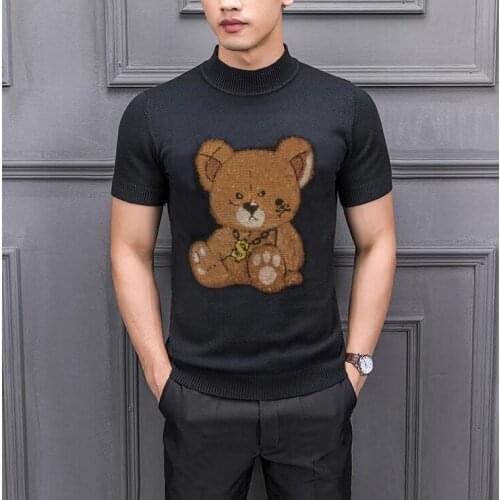 2021 New Mens Autumn Winter Pullover Hot drill Slim Fit Striped Knitted Sweaters Mens Brand Clothing Casual