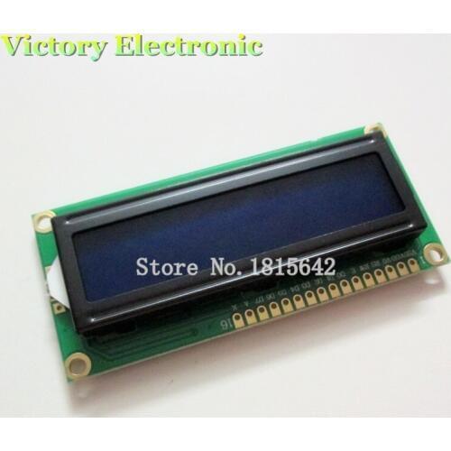 3.3V LCD1602 LCD monitor 1602 Blue Screen White Code Blacklight 16x2 Character LCD Display Module HD44780 1602A