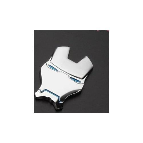 3D Silver Metal Iron Union Auto Emblem Motorcycle Badge Sticker Car Accessories