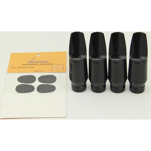 4pcs Alto Saxophone Mouthpiece +Dental pad