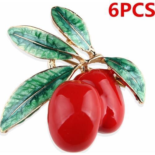 6pcs/lot Hot Sale Creative Napkin Ring Metal Fruit Napkin Buckle Napkin Holder Christmas Wedding Party Desktop Decoration