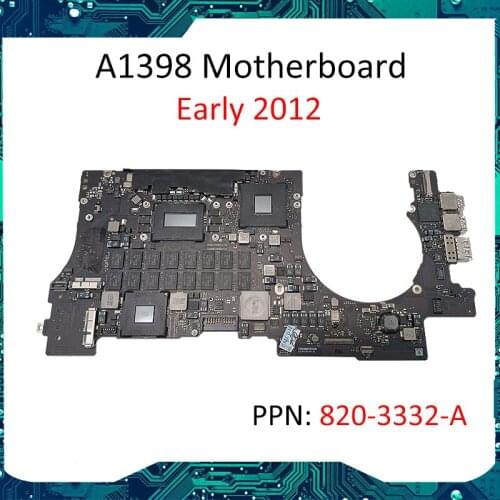 820-3332-A For Macbook Pro 15.4 inch Early 2012 MC975 Logic Board 2.3g 8GB Motherboard LOGIC BOARD