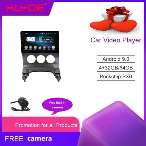 KLYDE 9" HD android 10.0 car dvd player for PG 3008 2013-2020 Low Level car multimedia 4g +64G car audio stereo wifi DSP