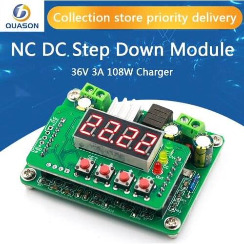 B3603 NC DC Power Supply Adjustable Step Down Module Voltage Ammeter 36V 3A 108W Charger