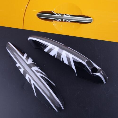 Beler 2pcs 22x5cm Plastic Door Handle Cover Trim Fit for Mini Cooper R50 R52 R53 R55 R56 R57 R58 R59 R60 Car Styling